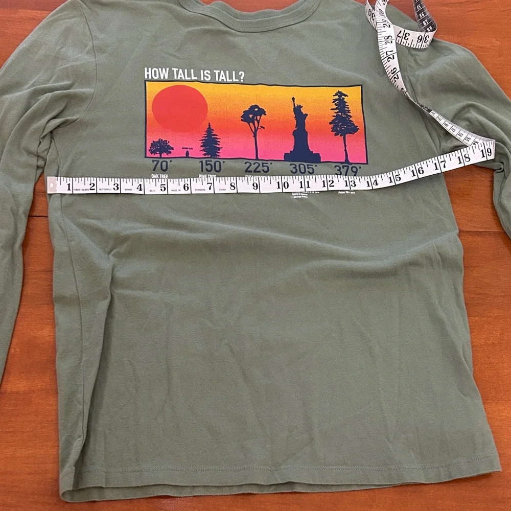 Gap Organic Cotton Long Sleeve Graphic Tee Boys Size XXL